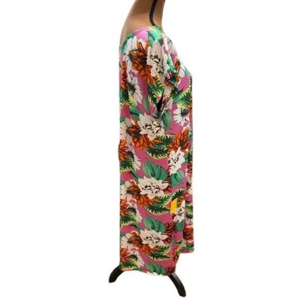 From Brazil – Vem Ver! Tropical Print Midi Dress – NWT – Size 12 (Brazil GG) - Picture 3 of 5